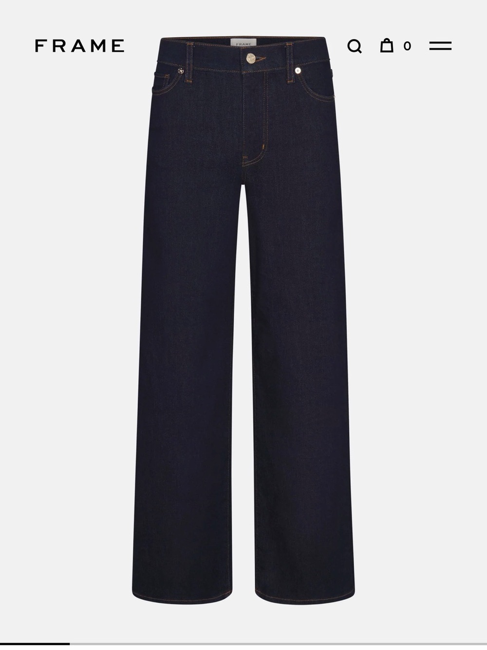 Frame Le slim Palazzo Denim Wide-Leg Jeans